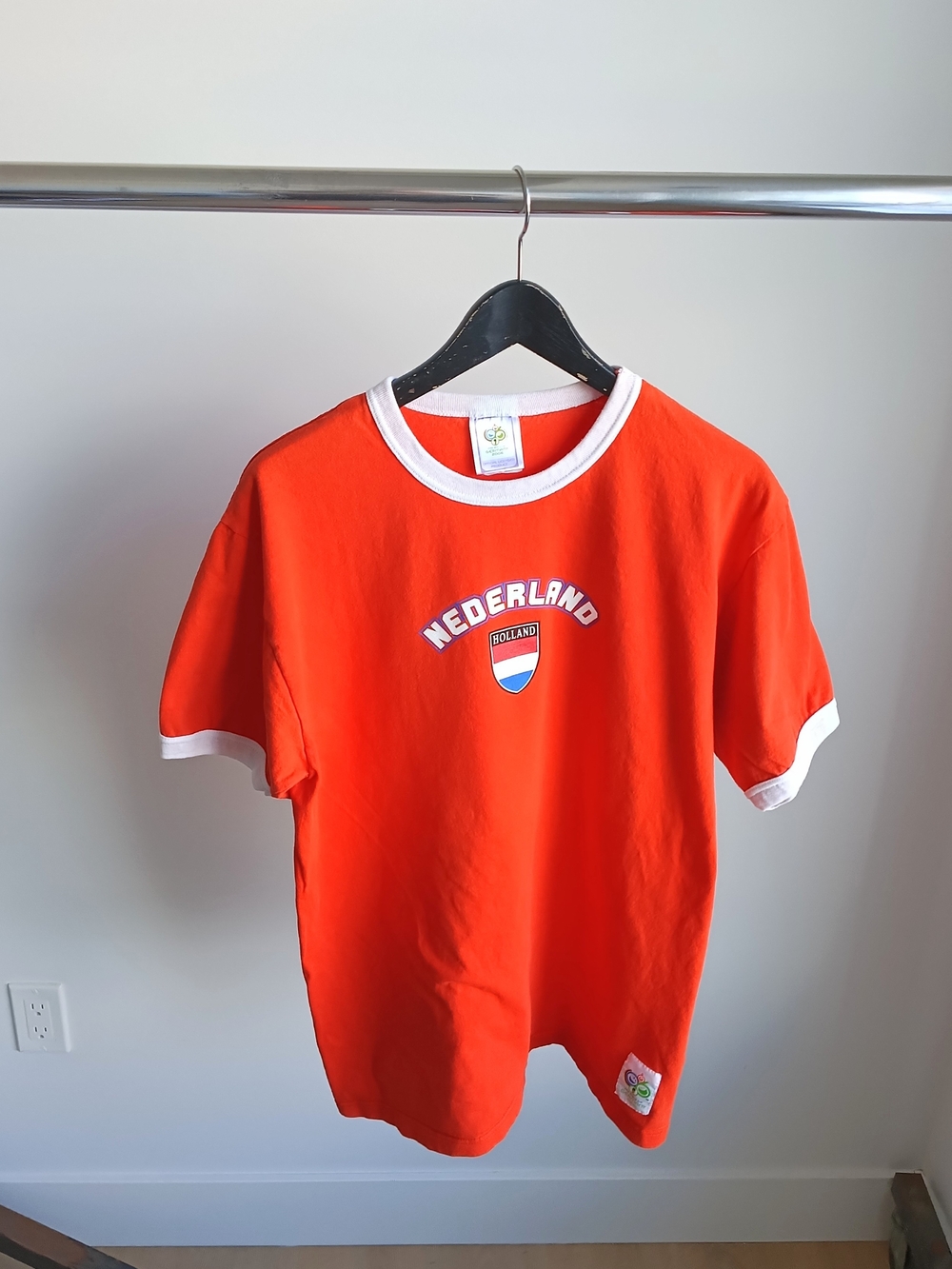 VTG 2006 FIFA World Cup Nederland Ringer Tee L